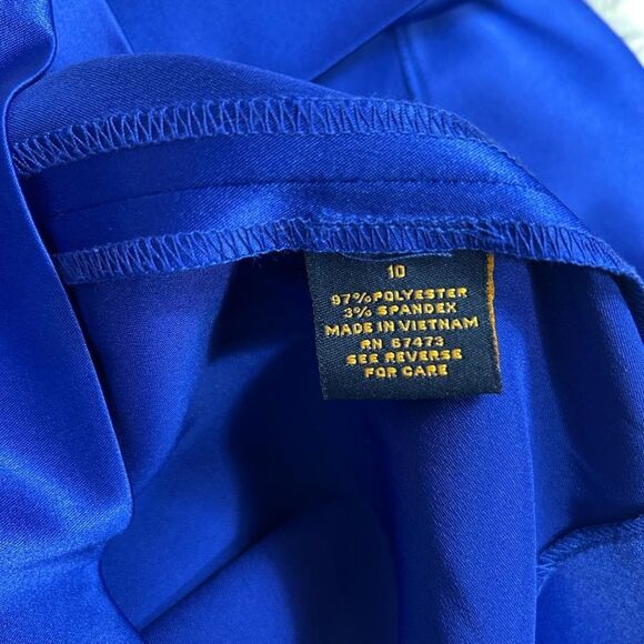 Taylor Vibrant Blue Midi Dress - Picture 7 of 7